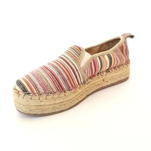 Sam Edelman Carrin Rainbow Stripe Espadrilles